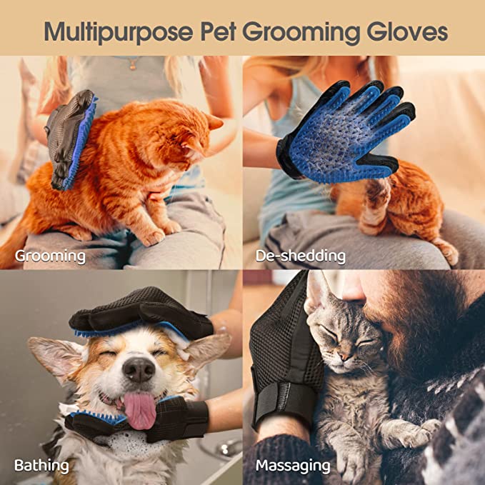 Floating Hair Removal Glove For Dogs/Cats