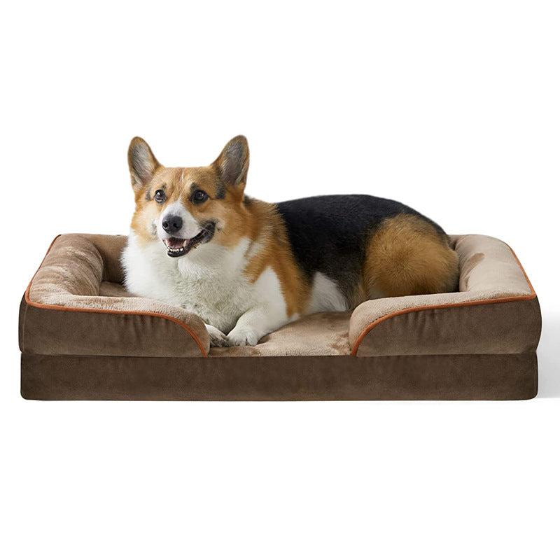 Best Waterproof Orthopedic Dog Bed for Large Dogs with Removable Washable Cover